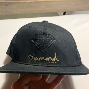 Diamond Supply Co Black Hat